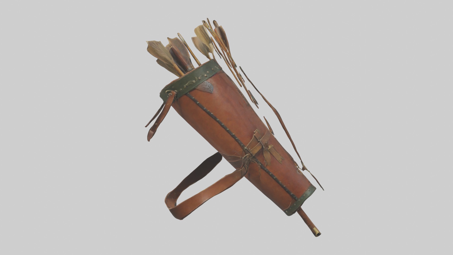 Archersquiver Model 1 Low-poly 3D model_2