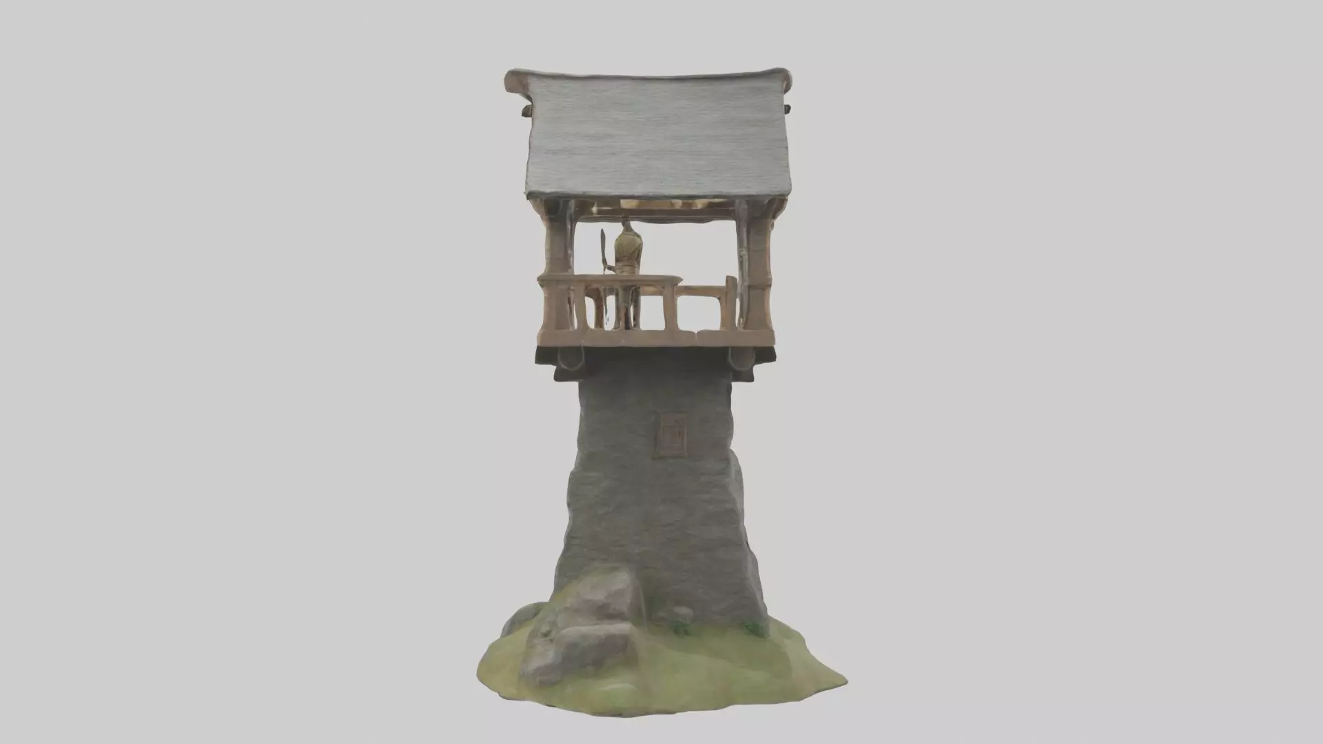 Archerslookoutmode 1 Low-poly 3D model