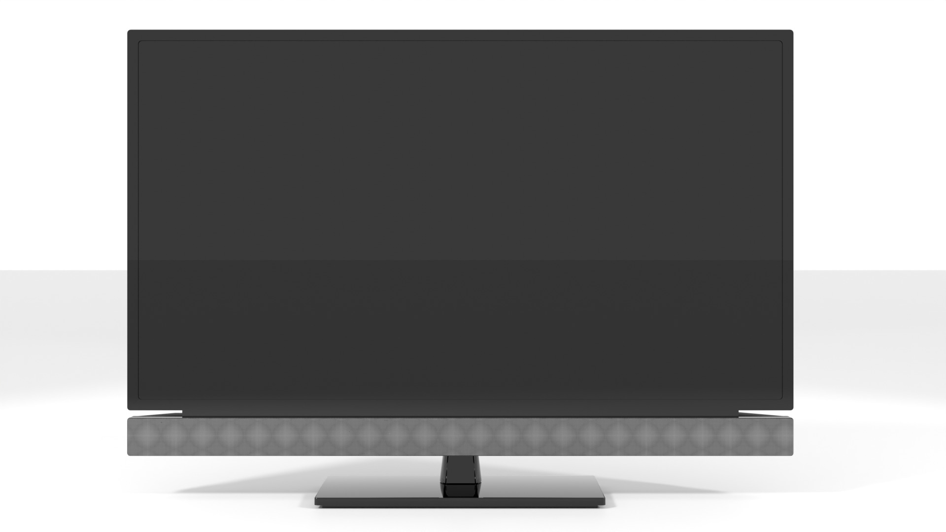 TV 32inch Low-poly 3D model_2
