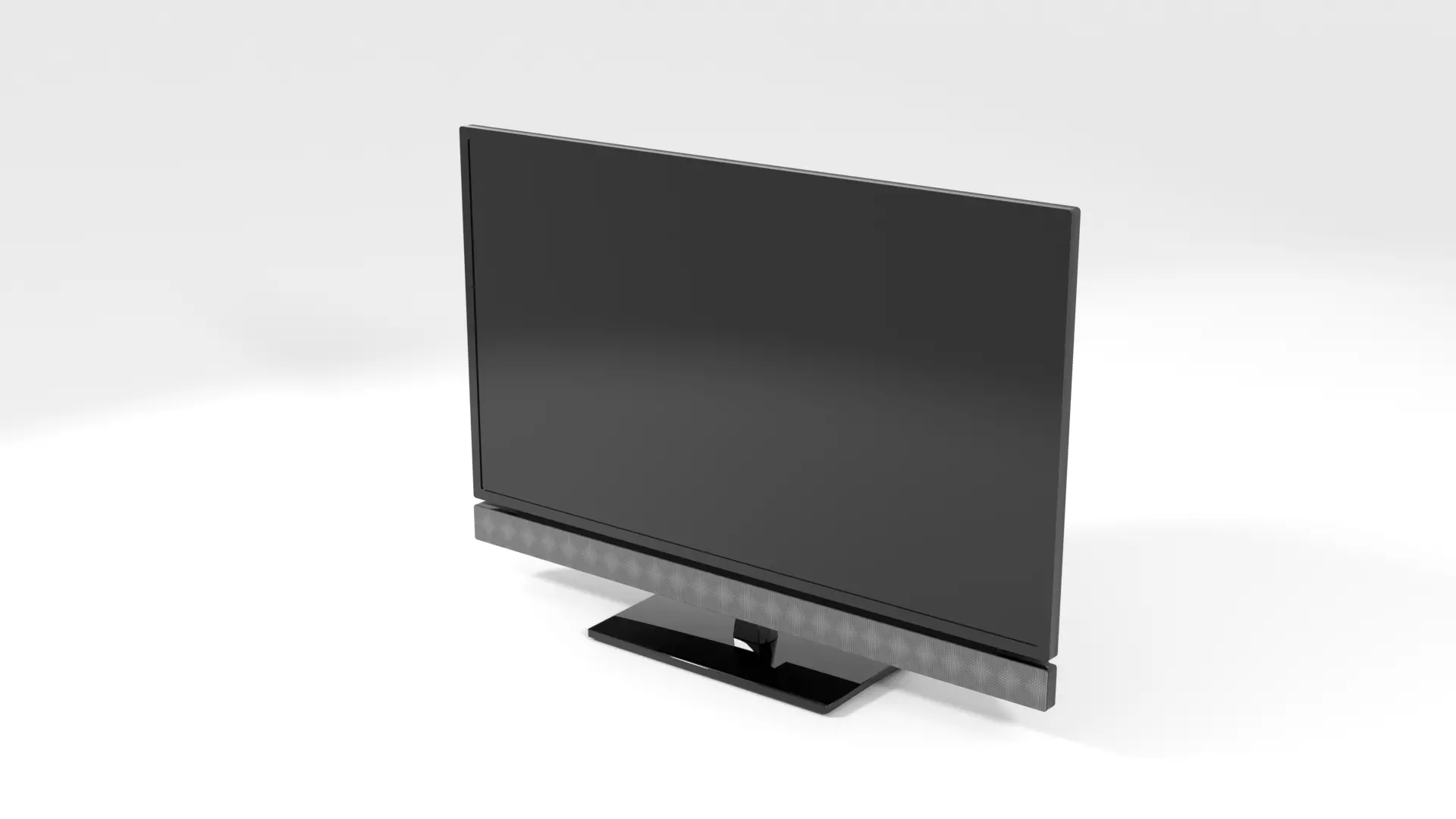 TV 32inch Low-poly 3D model_0