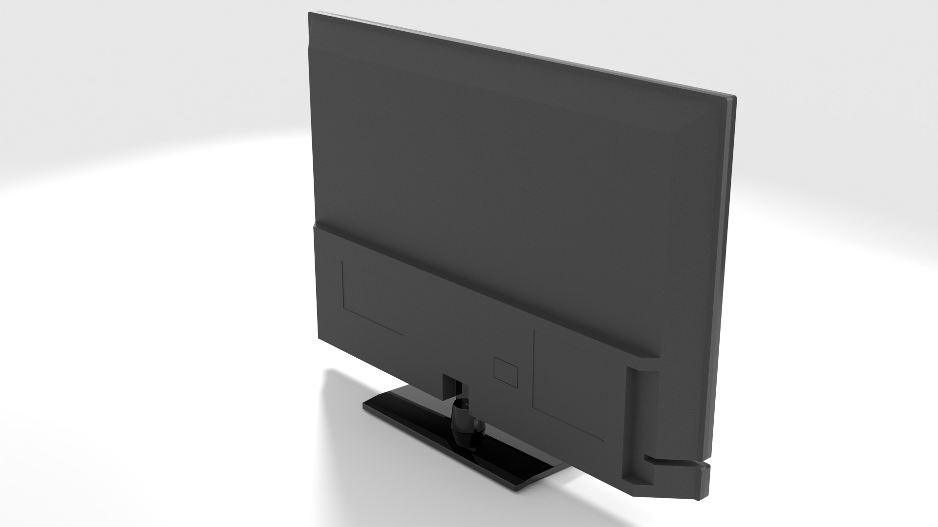 TV 32inch Low-poly 3D model_3