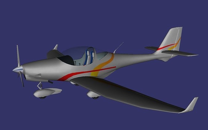 Aquila A210 Free low-poly 3D model