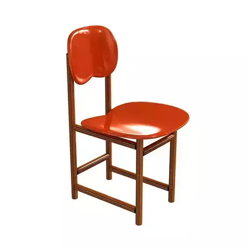 Afra Tobia Scarpa New Harmony Dining Chair Maxalto 3D model