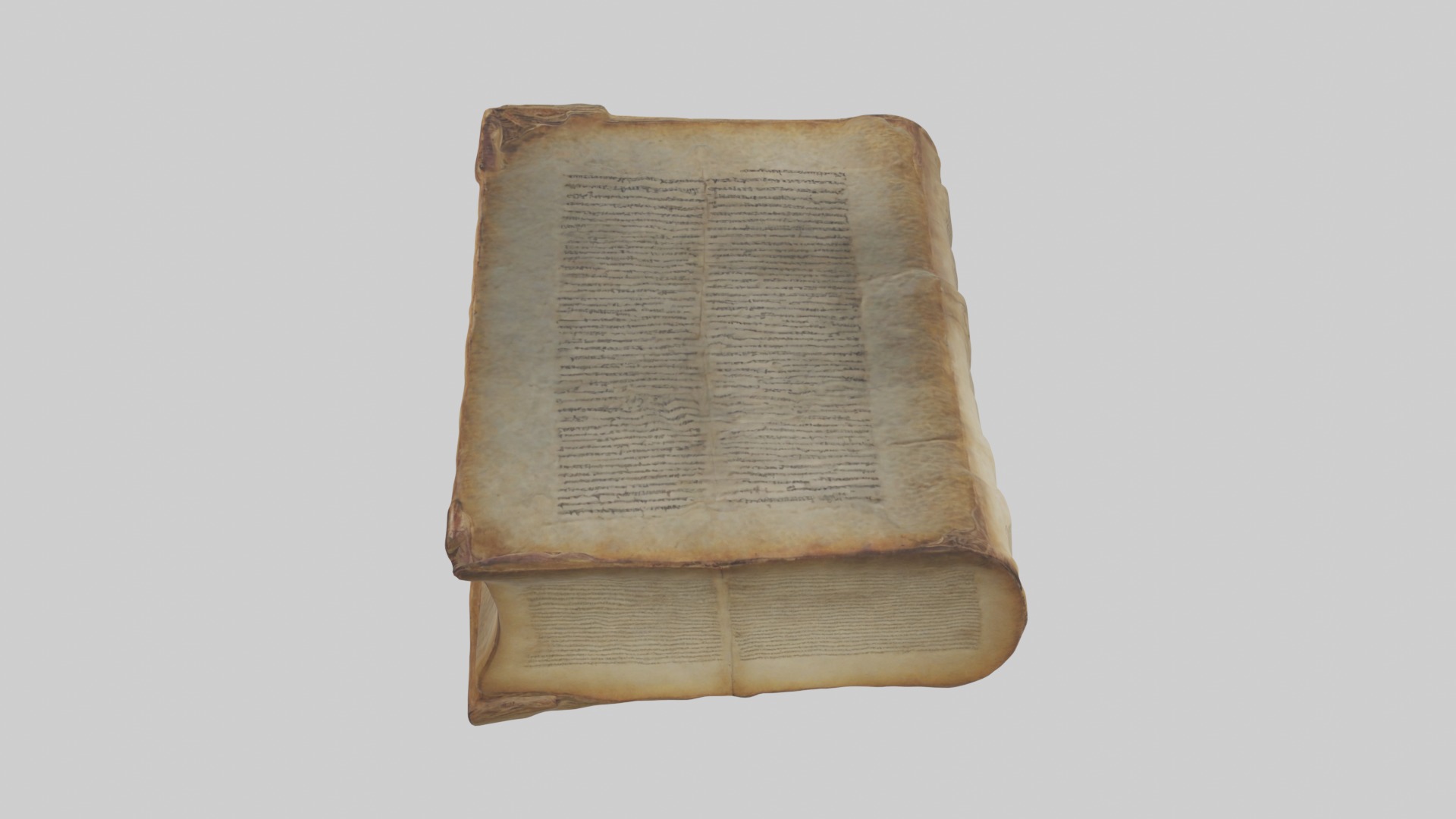 Ancientbook Model 1 Low-poly 3D model_9