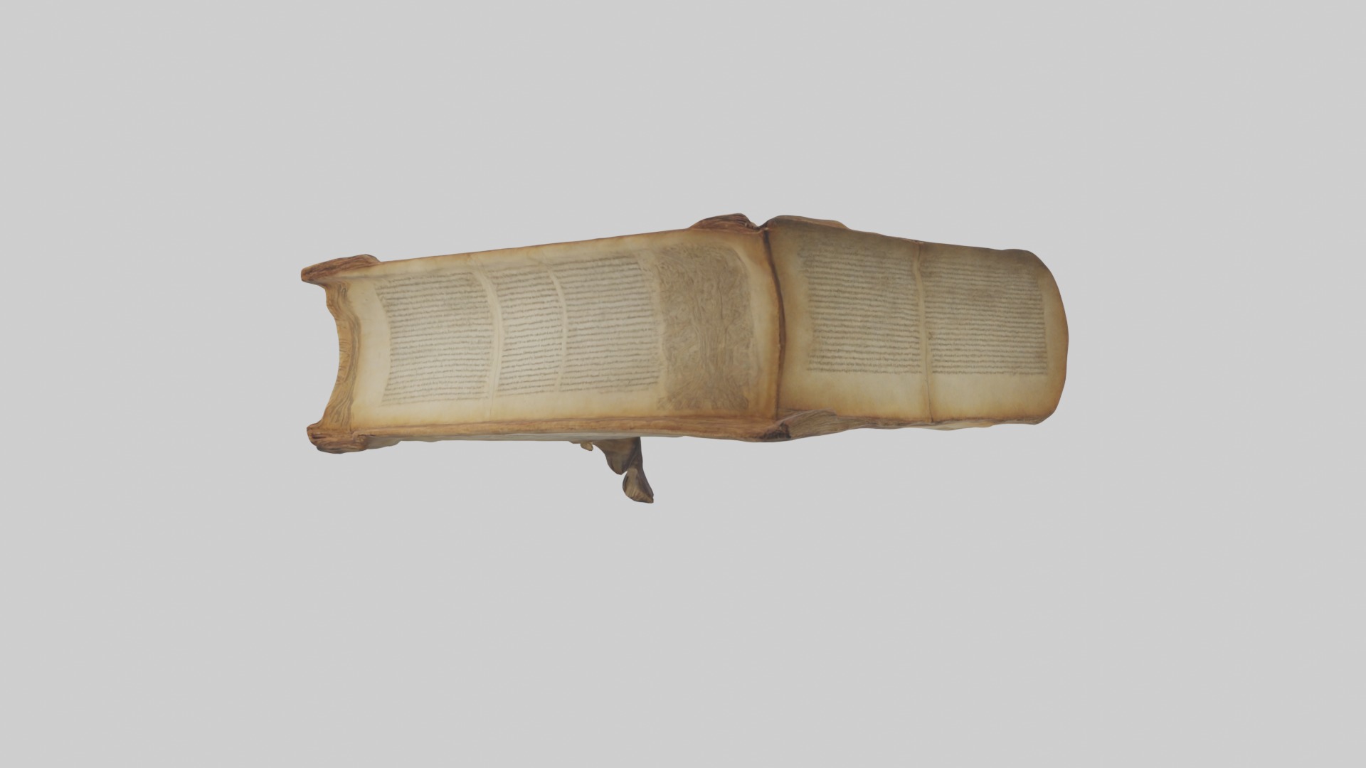 Ancientbook Model 1 Low-poly 3D model_1