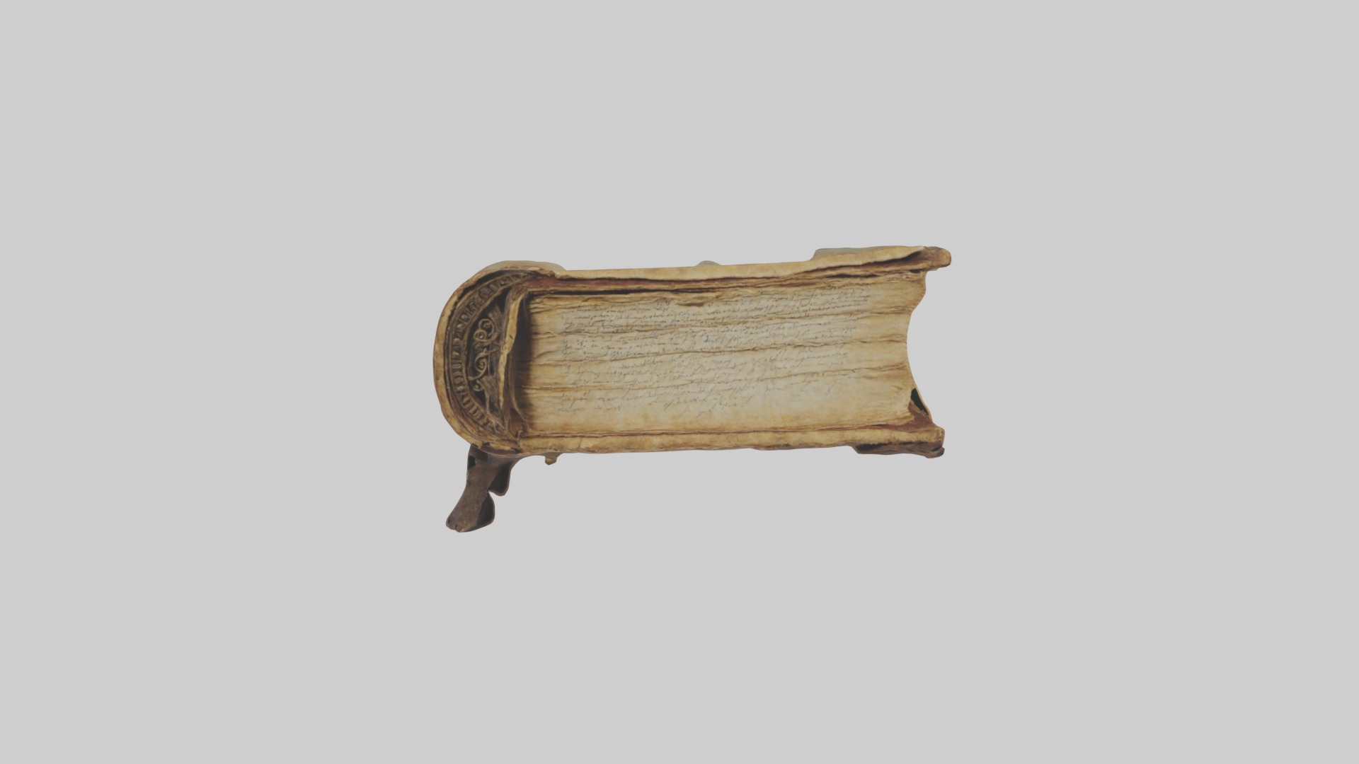 Ancientbook Model 1 Low-poly 3D model_3