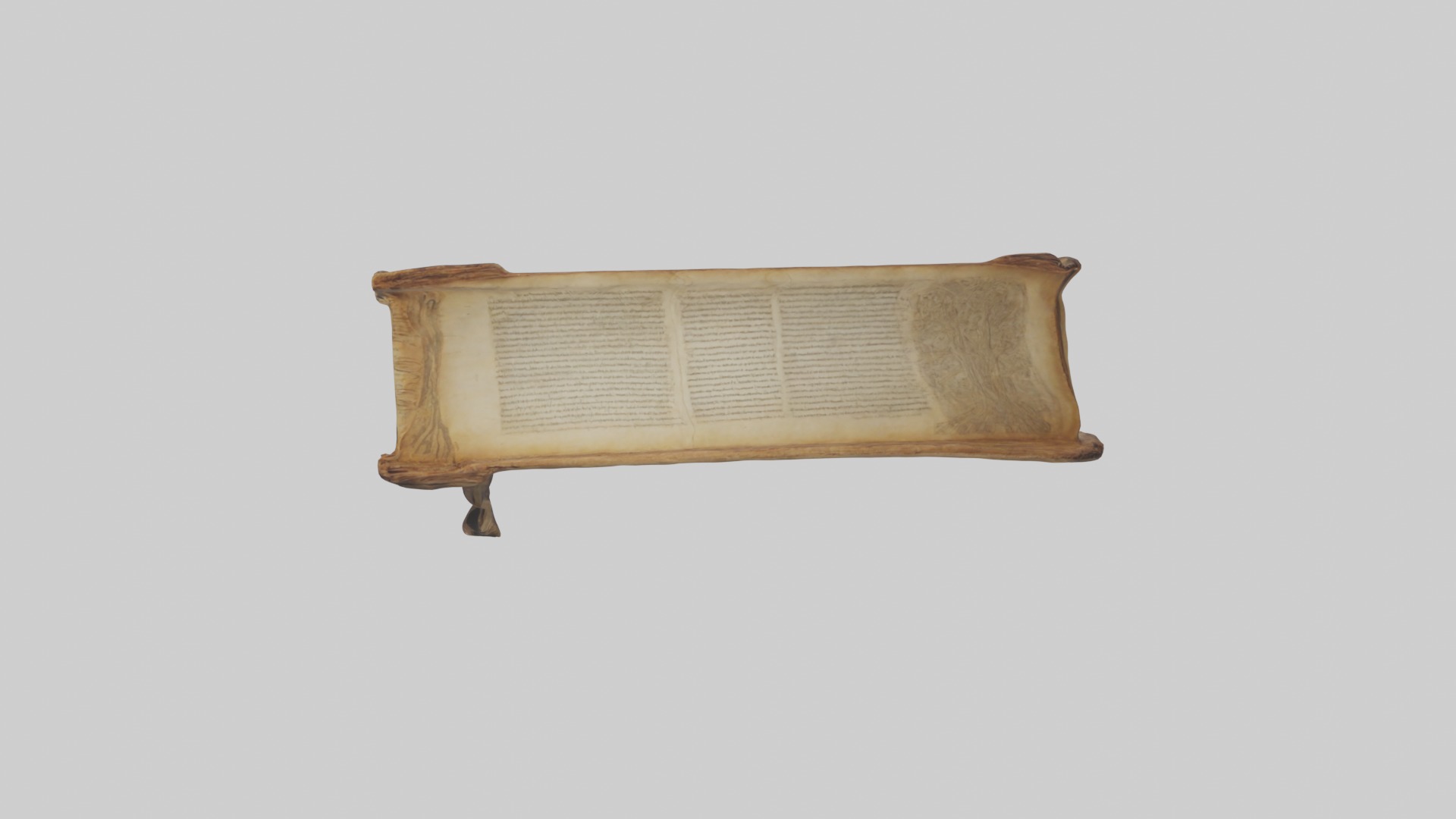 Ancientbook Model 1 Low-poly 3D model_6