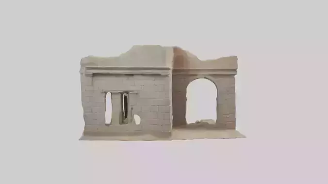 Ancient Ruins Model 1 Low-poly 3D model