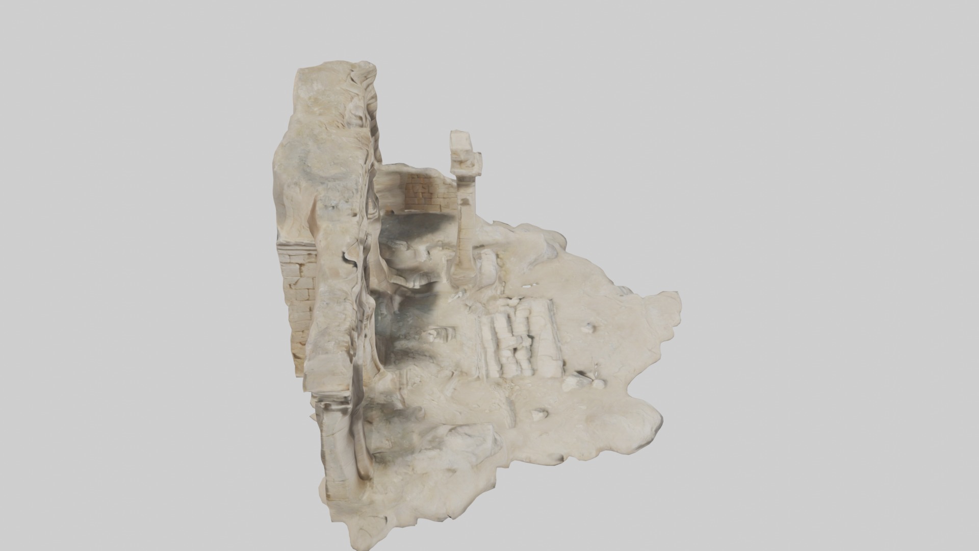 Ancient Ruins Model 1 Low-poly 3D model_12