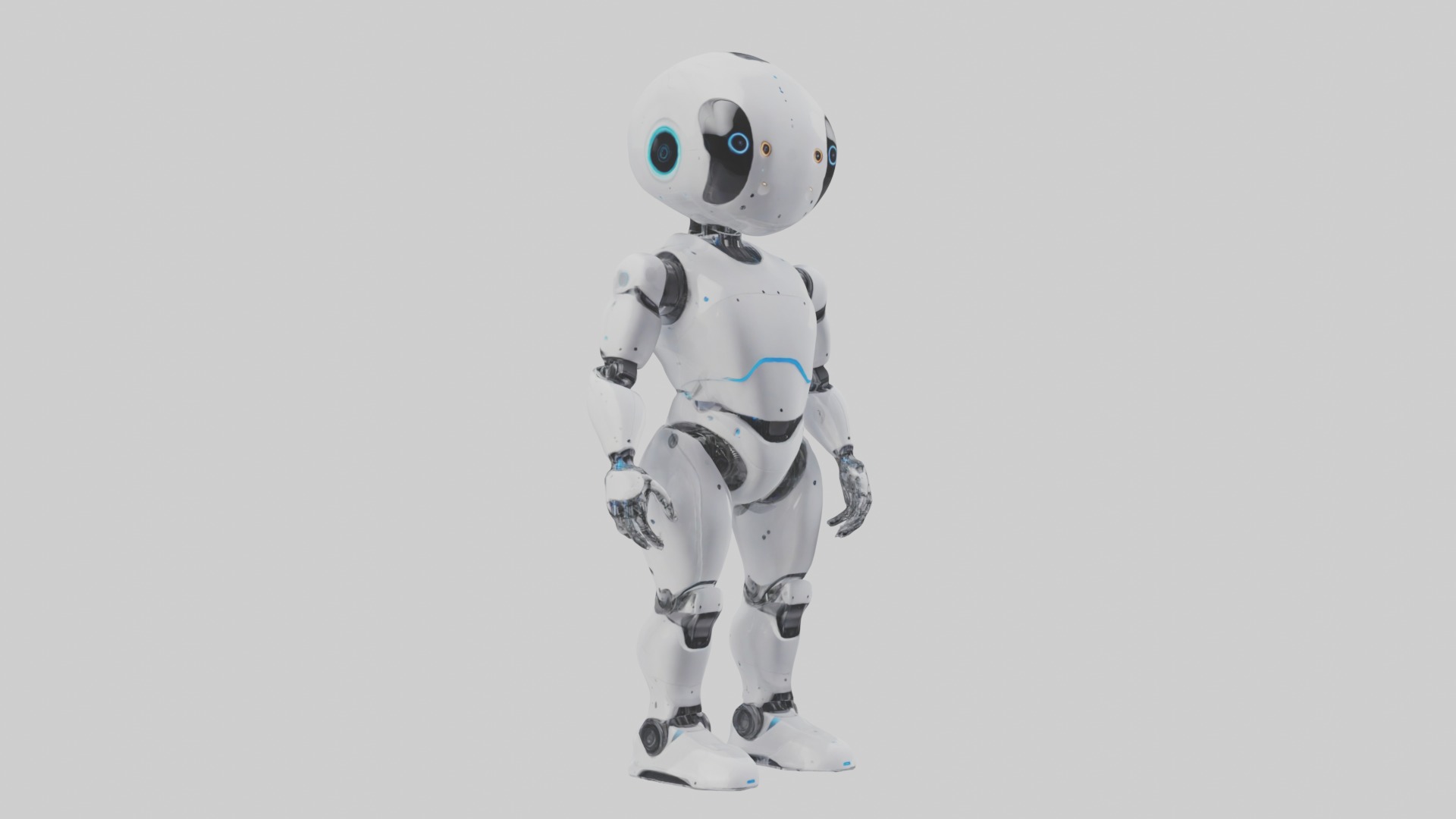 AIPowered Assistant 1 Low-poly 3D model_5