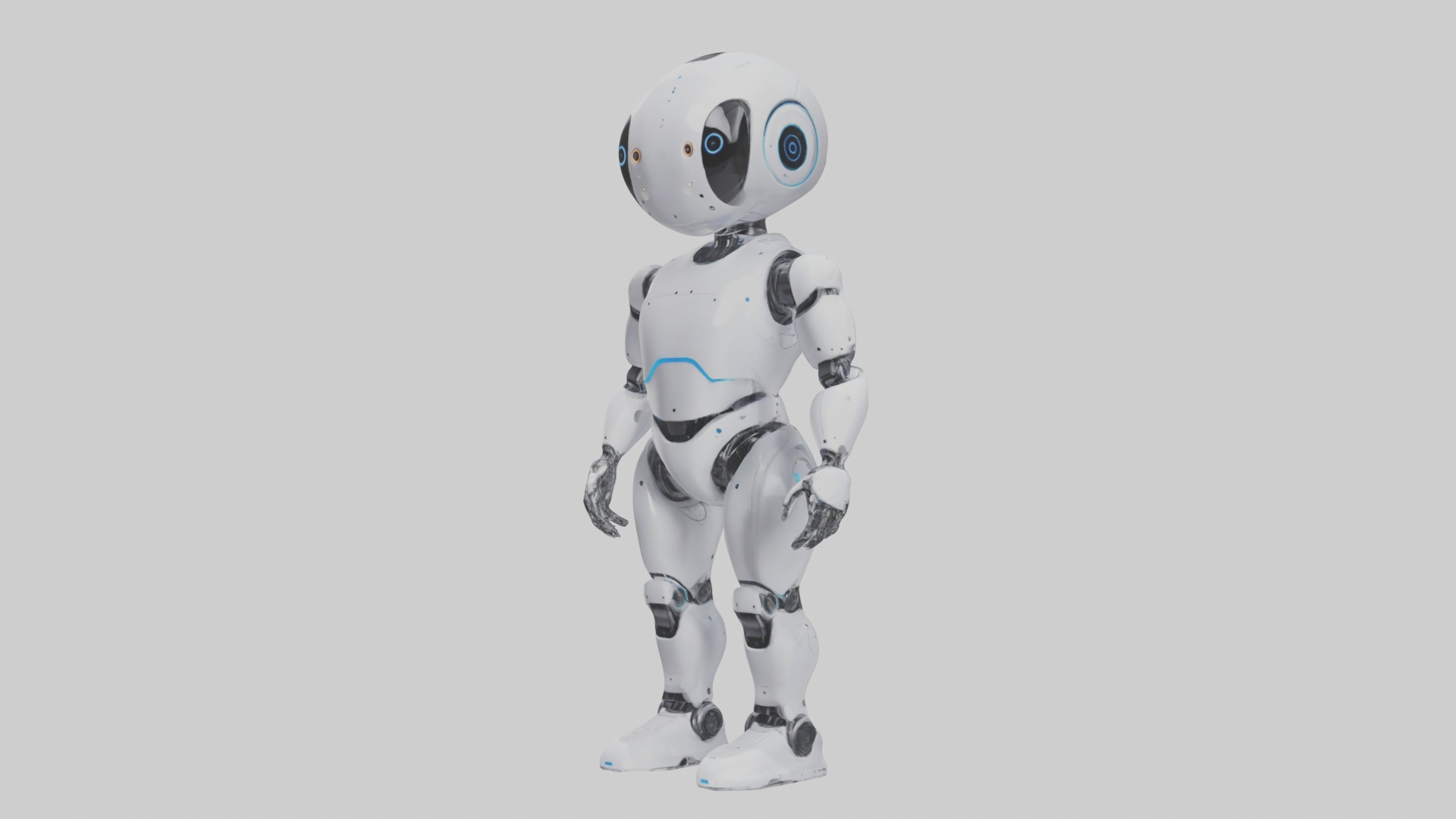 AIPowered Assistant 1 Low-poly 3D model_4