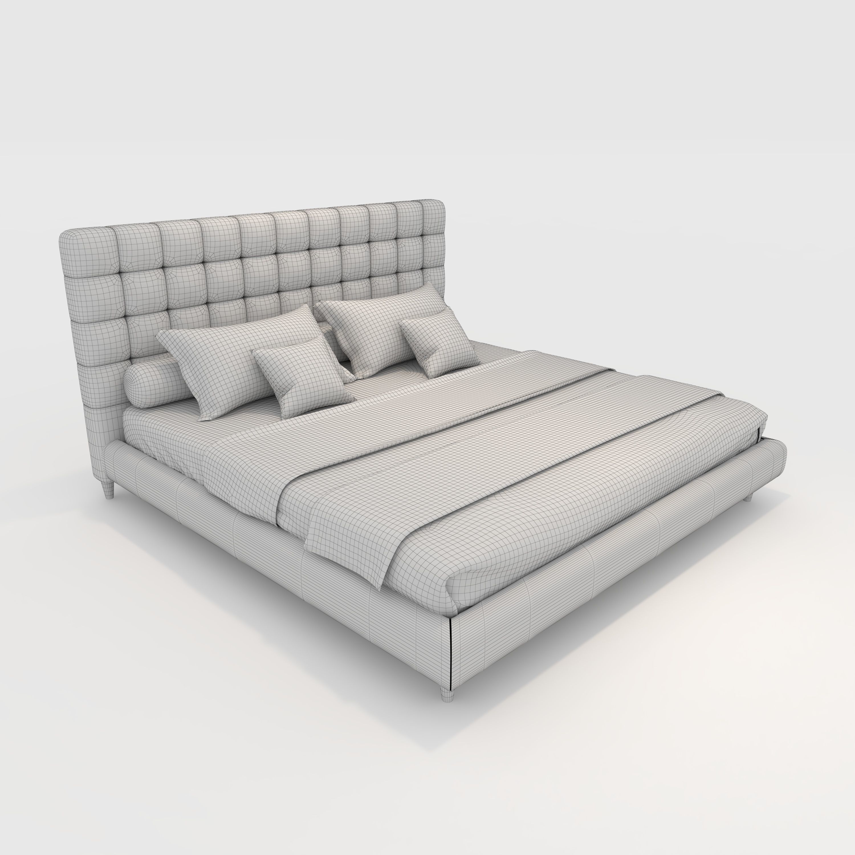 Bed 12 3D model_7