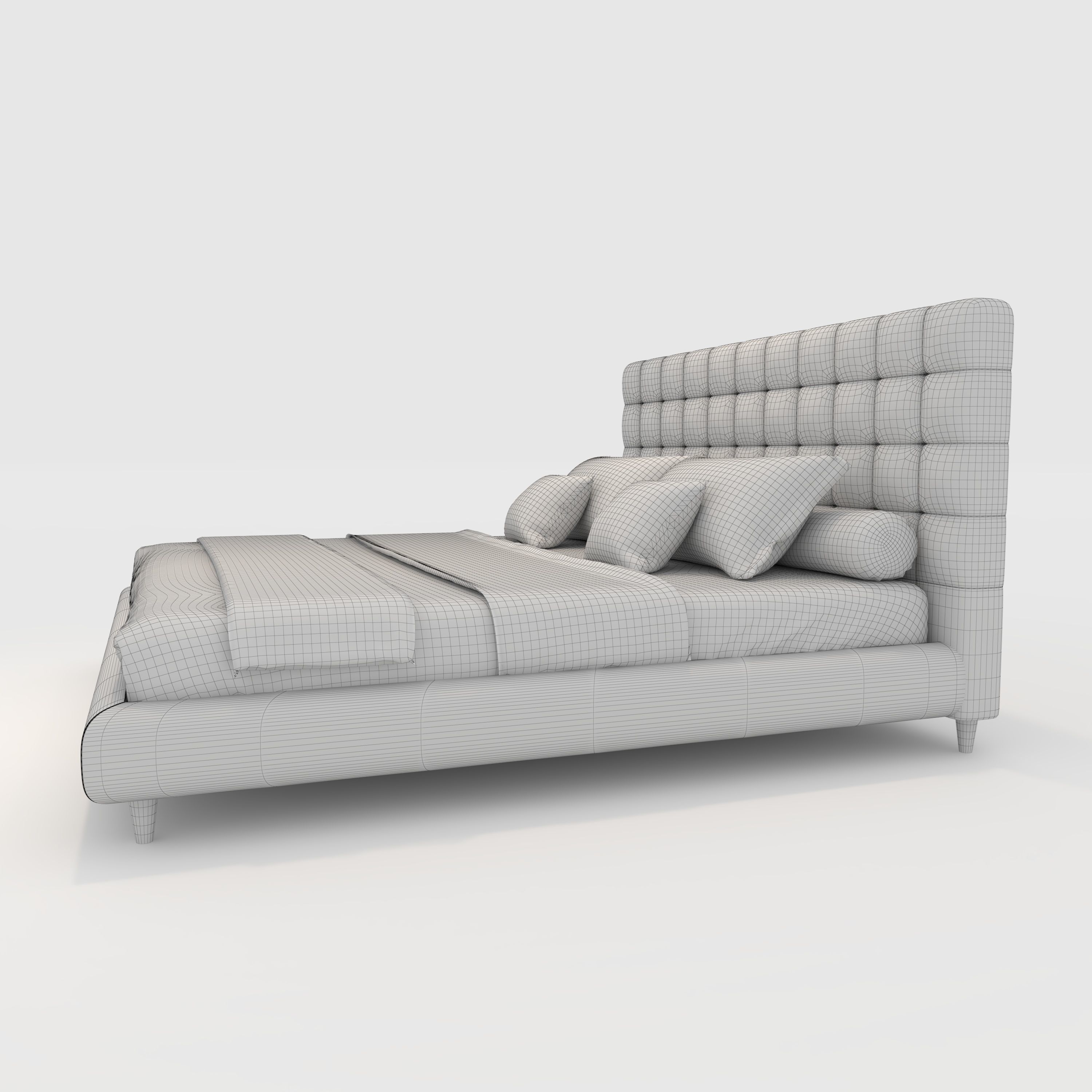 Bed 12 3D model_5