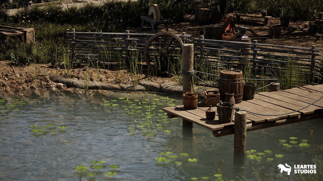 Fantastic Hills Environment Low-poly 3D model_6