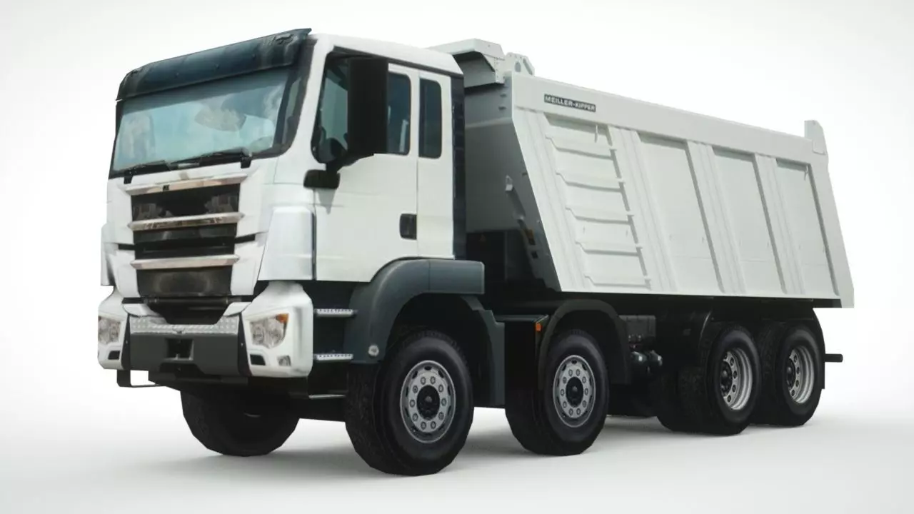 Generic Dumper truck Low-poly 3D model