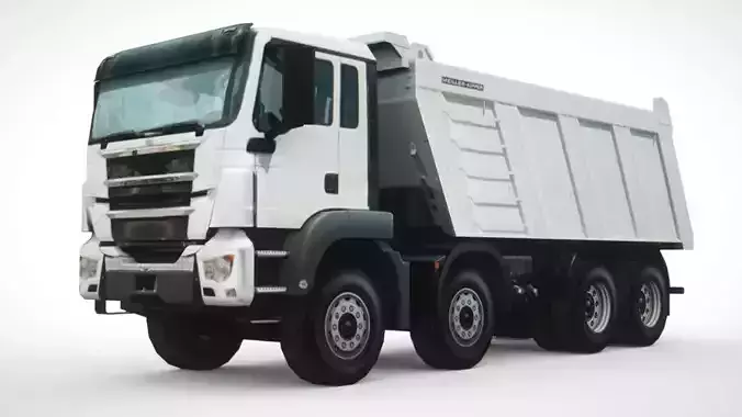 Generic Dumper truck Low-poly 3D model