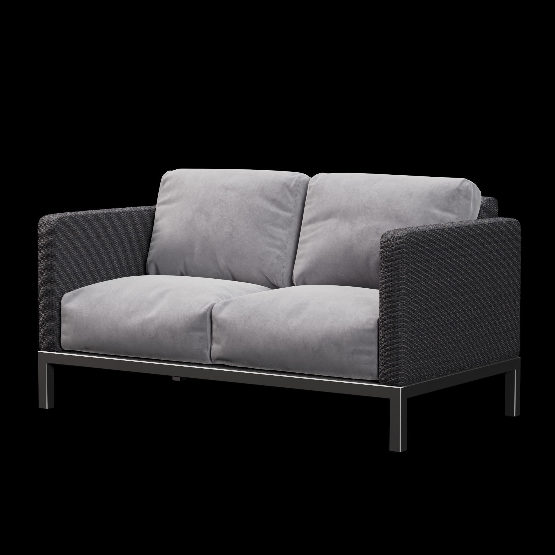 Outdoor sofa 2 3D model_5