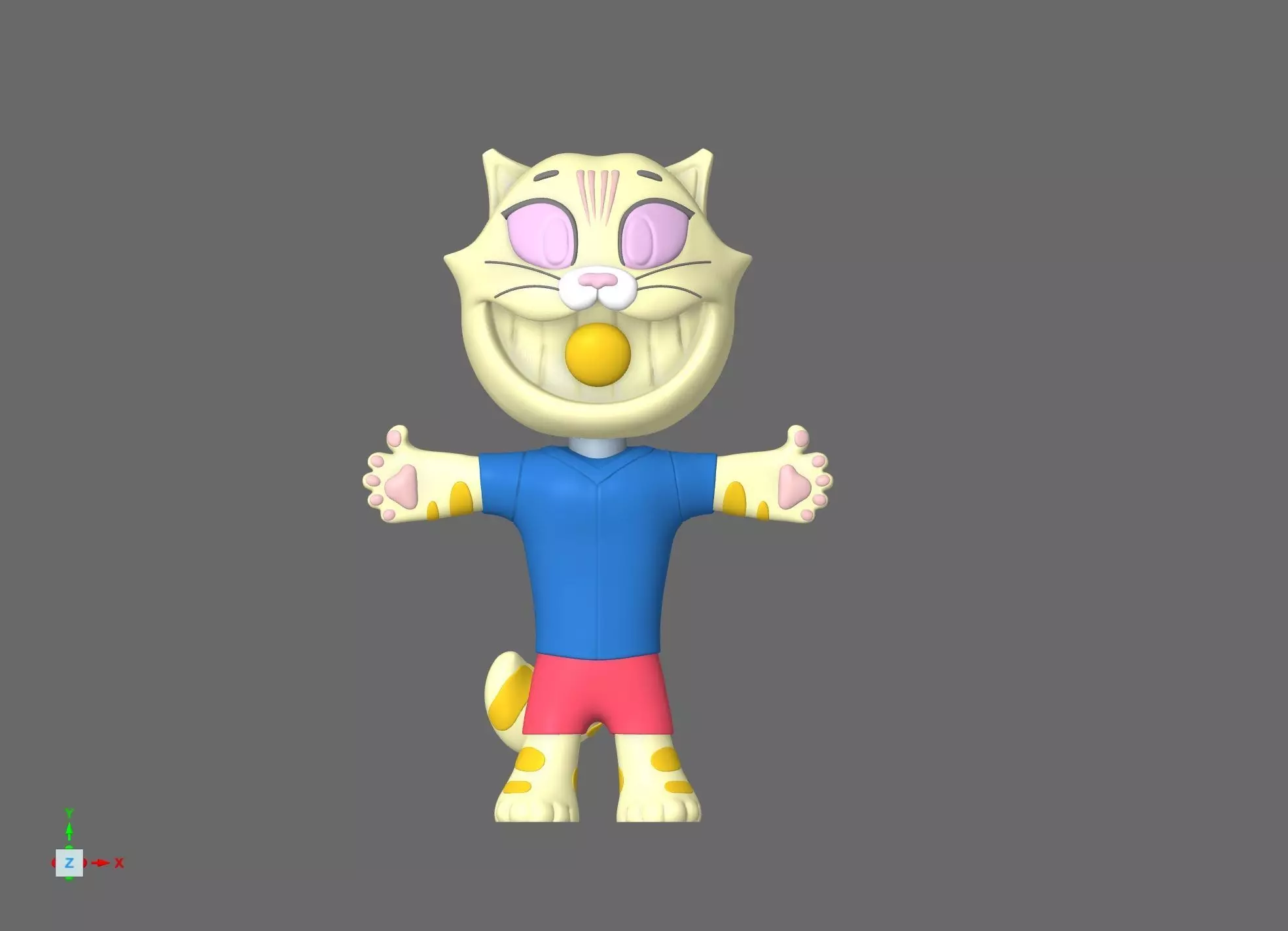 BARCA MASCOT - CAT CULER icon 3D print model_0