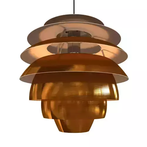 Stilnovo Pendant in Brushed Copper
