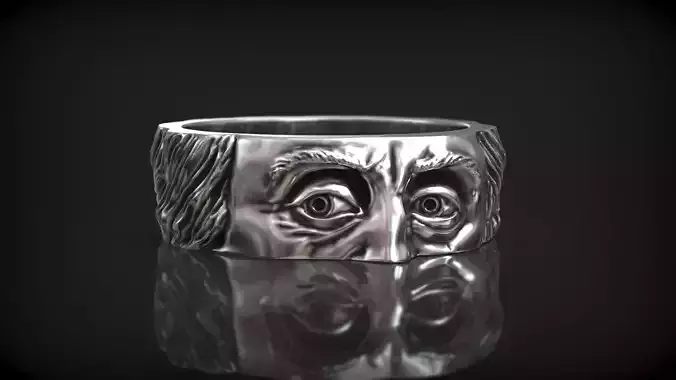 Benjamin Franklin Founding Father Eyes Ring