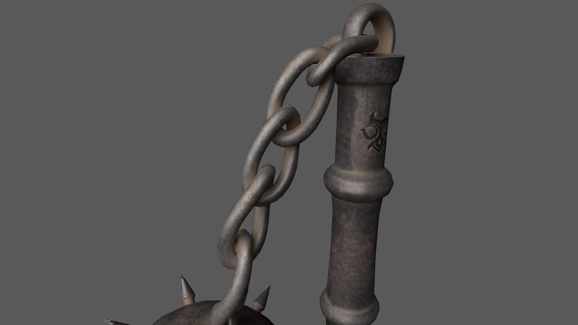 Eternal Valor Mace Low-poly 3D model_30