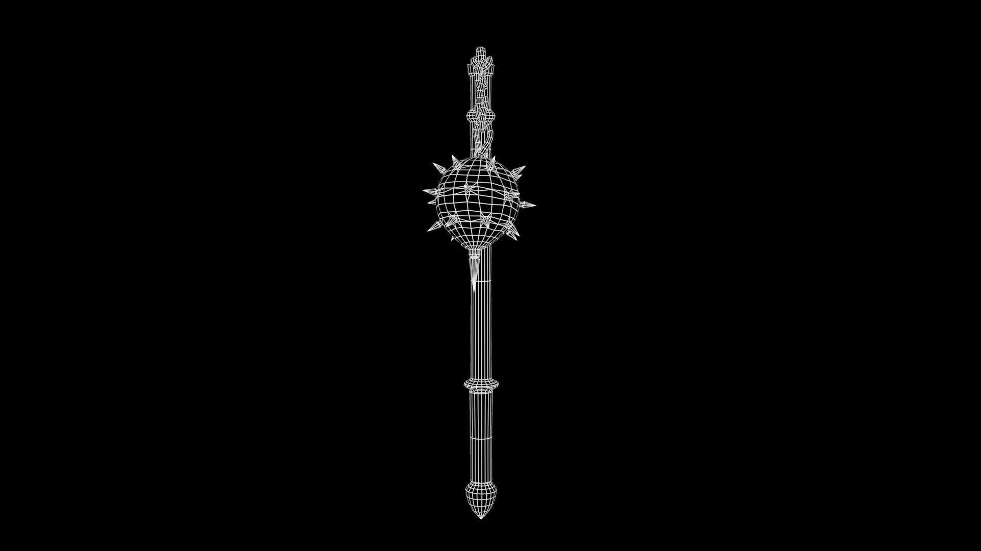 Eternal Valor Mace Low-poly 3D model_15