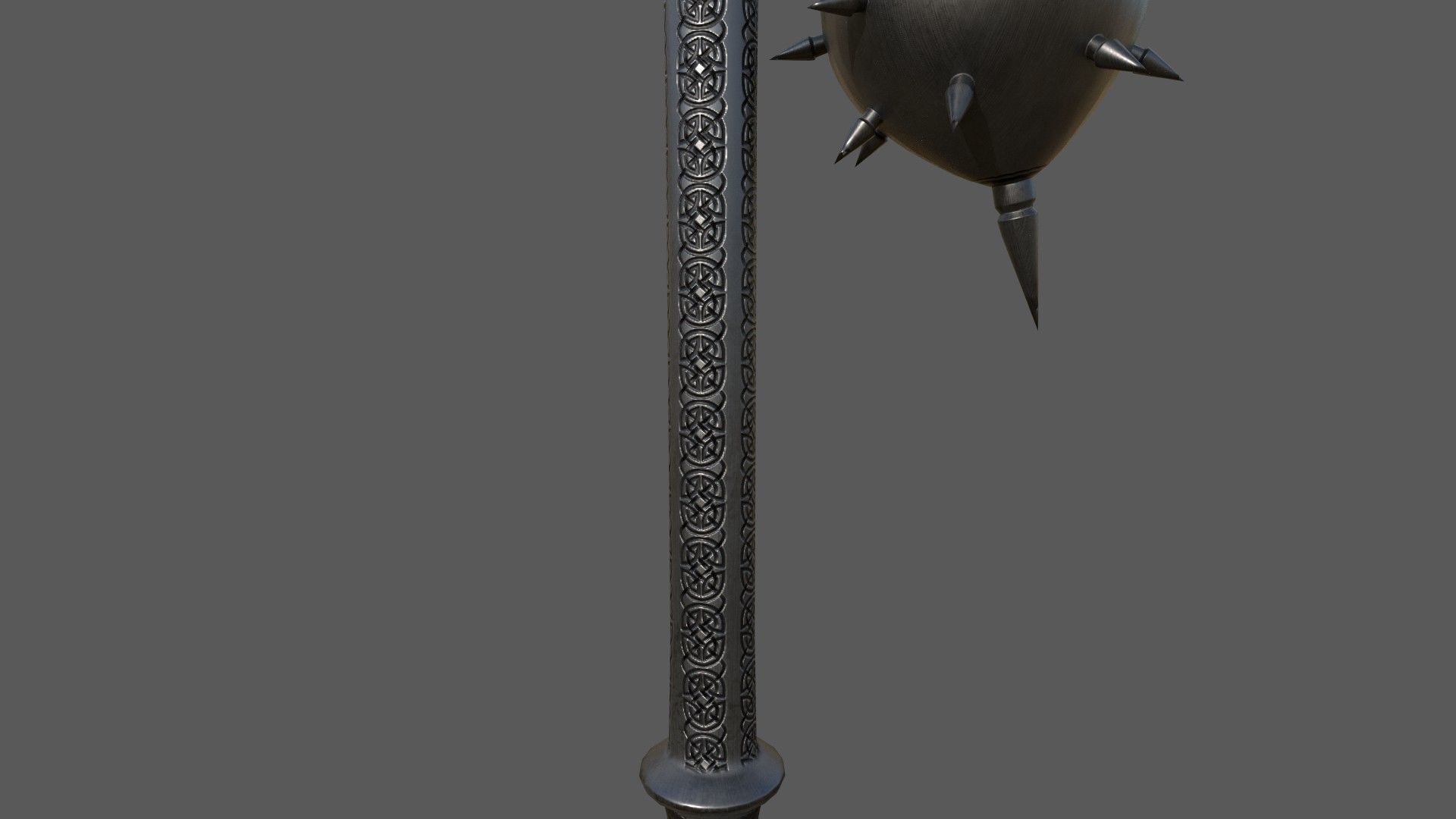Eternal Valor Mace Low-poly 3D model_8