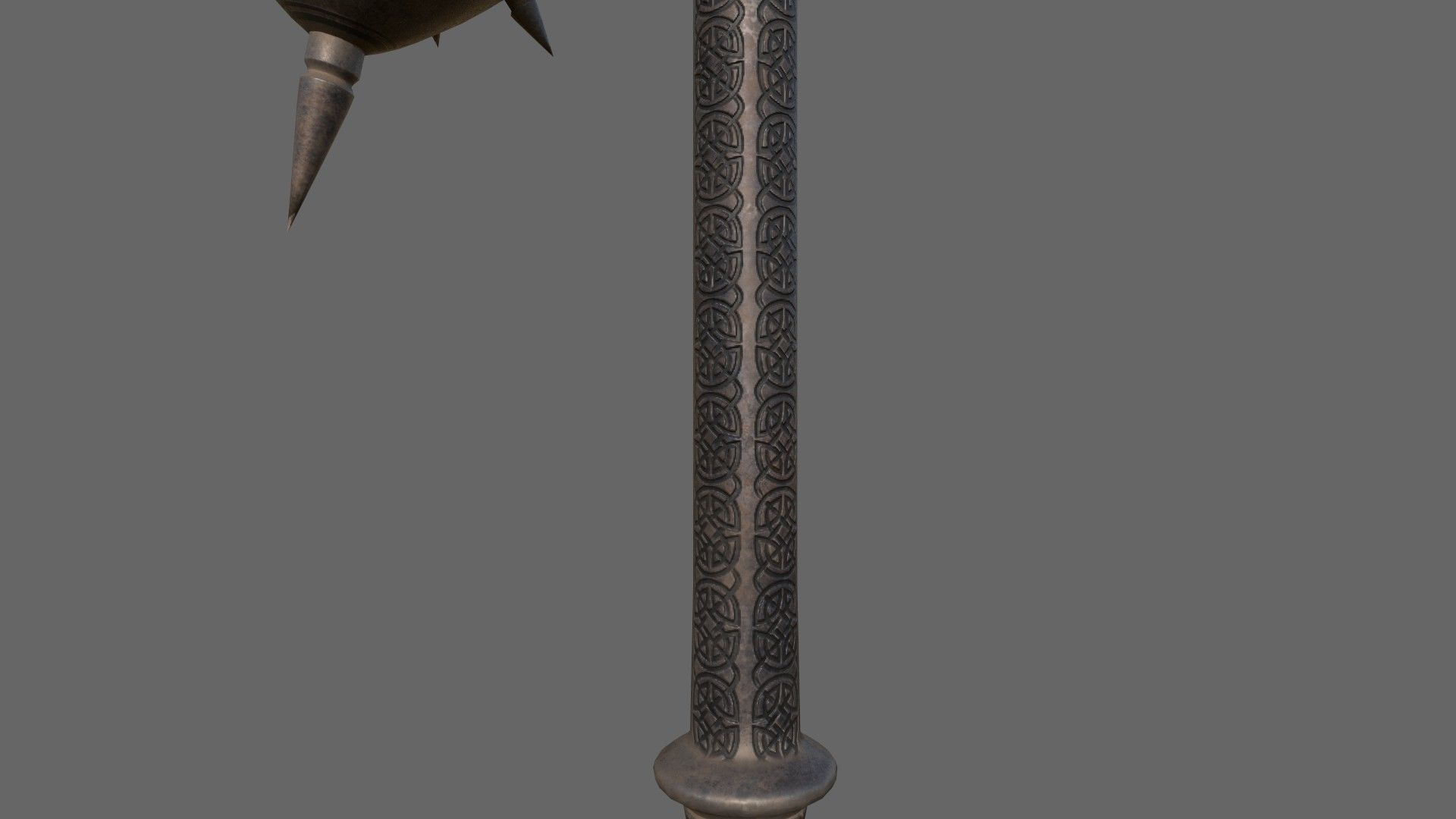 Eternal Valor Mace Low-poly 3D model_26
