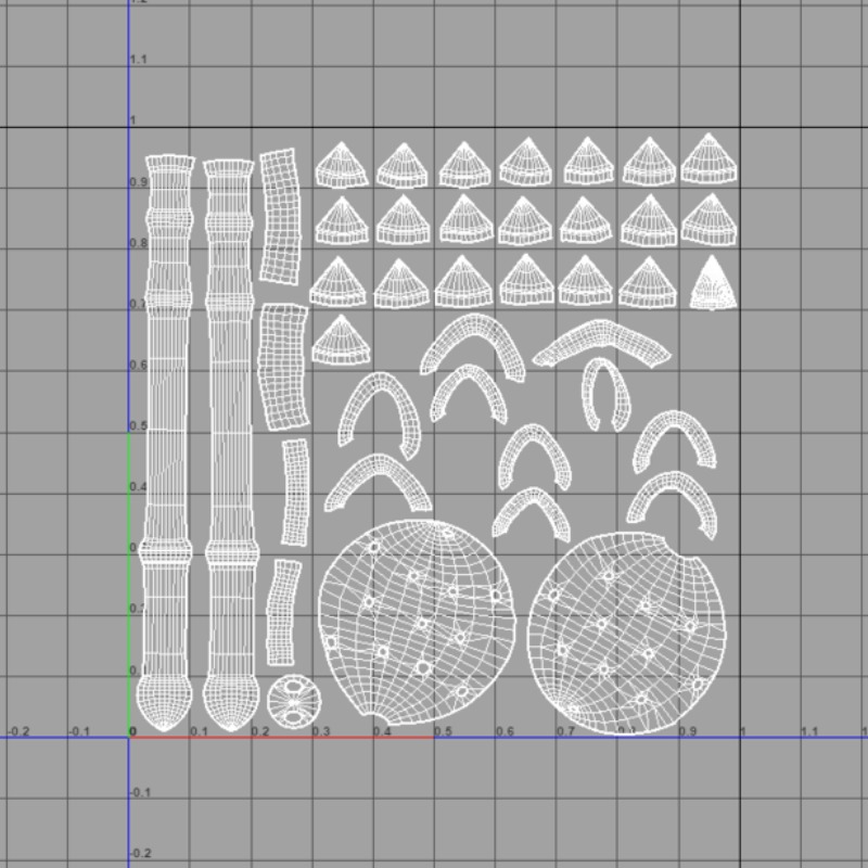 Eternal Valor Mace Low-poly 3D model_21