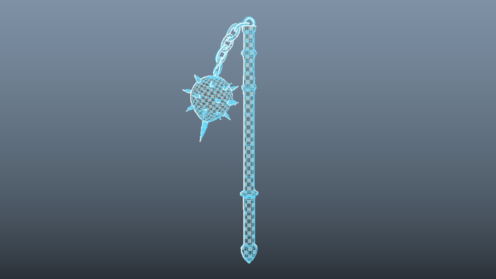 Eternal Valor Mace Low-poly 3D model_17
