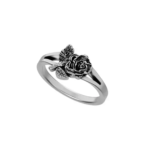 Rose ring ready for print