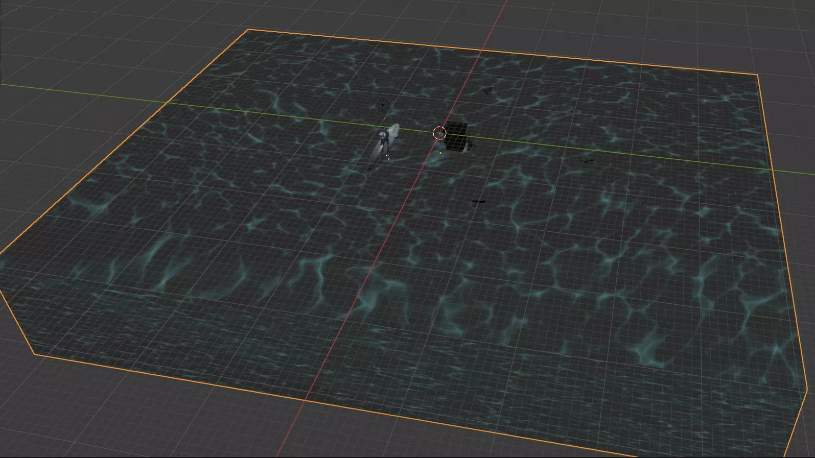 A cartoon model of a Submarine in an abandoned river 3D model_0