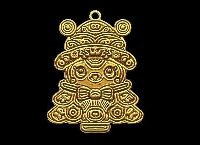 Cute Christmas Ornament 3D print model
