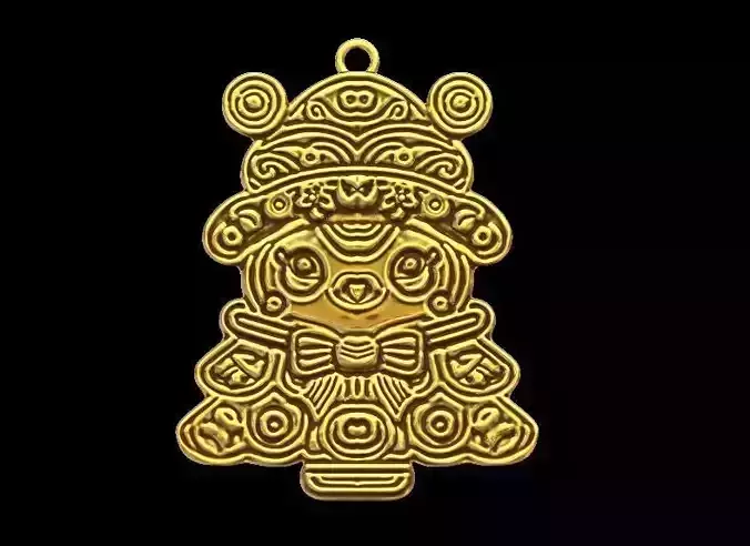 Cute Christmas Ornament 3D print model