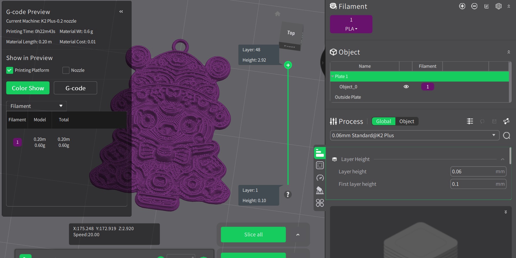 Cute Christmas Ornament 3D print model_3