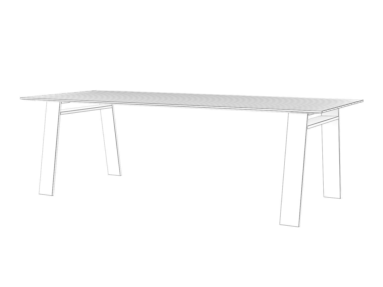 Bondt Rectangular Table 3D model_2