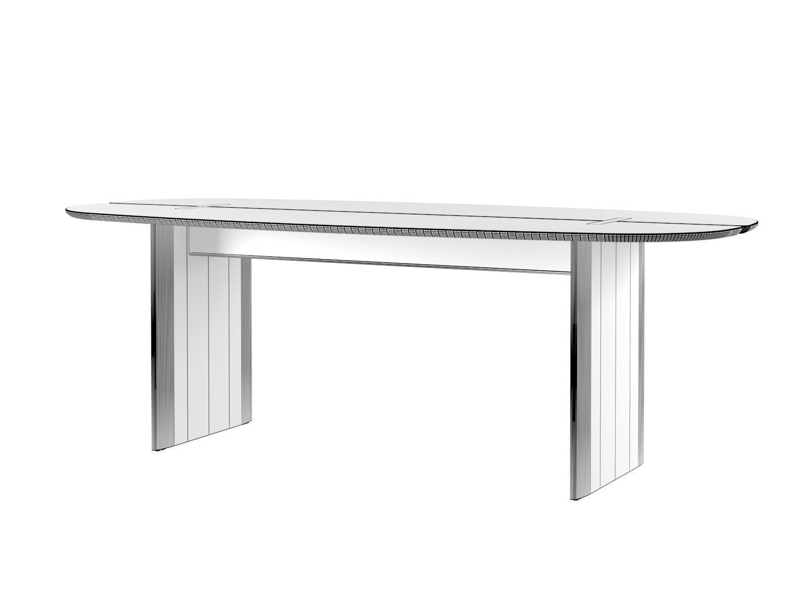 Intervalle Dining Table 3D model_6