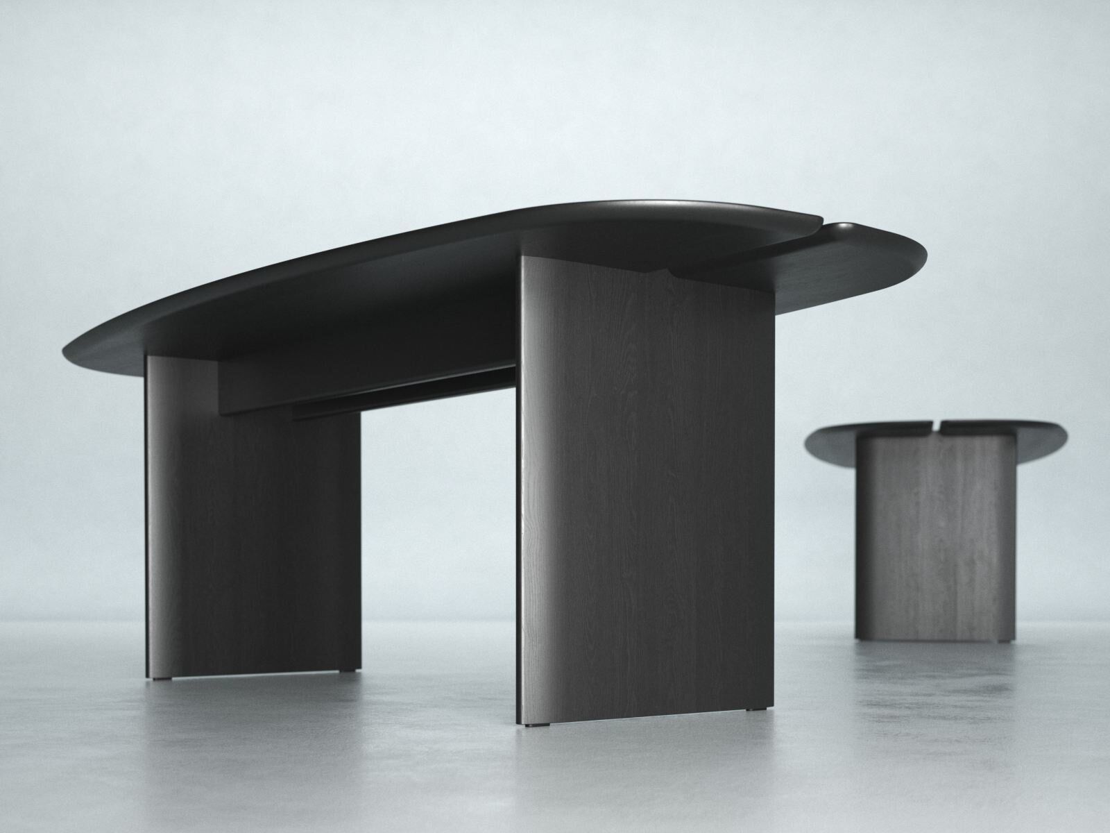 Intervalle Dining Table 3D model_3