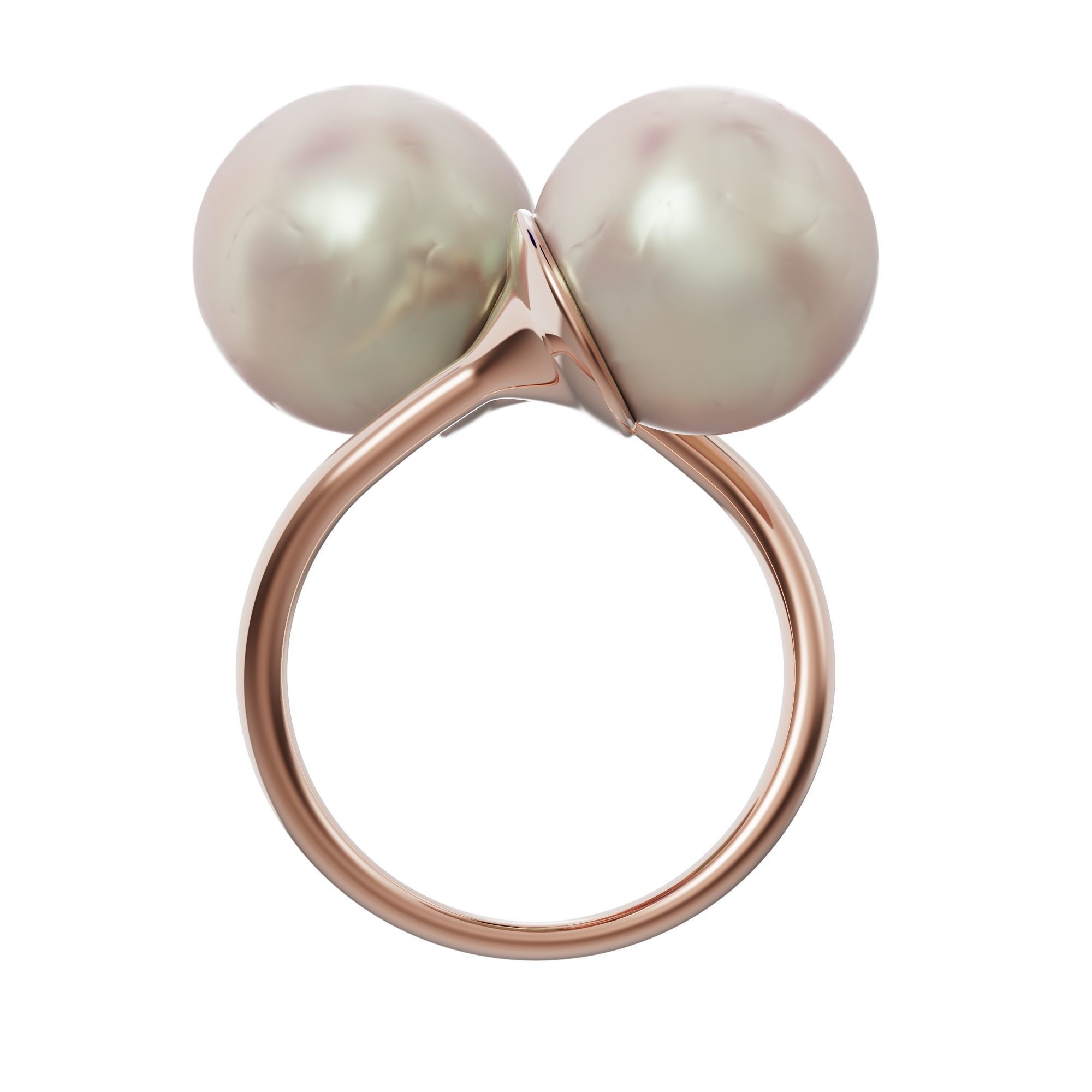 Pearl ring 3D print model_5