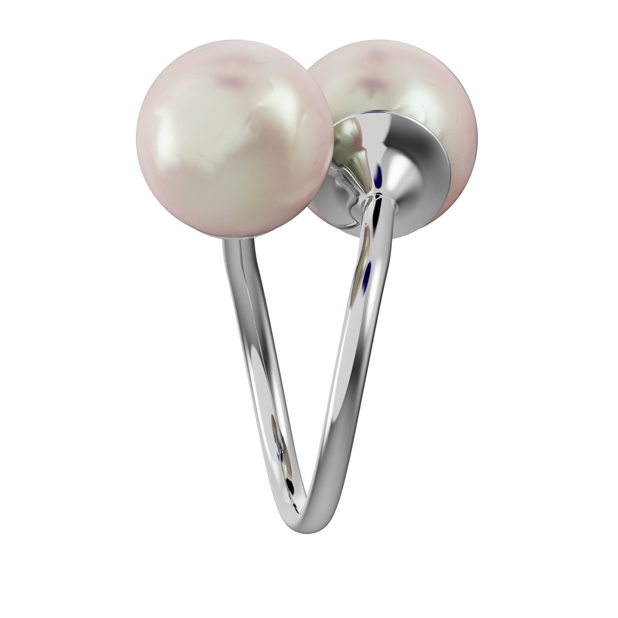 Pearl ring 3D print model_13