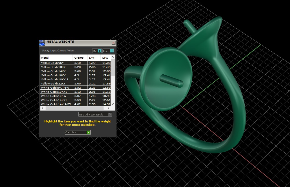 Pearl ring 3D print model_2