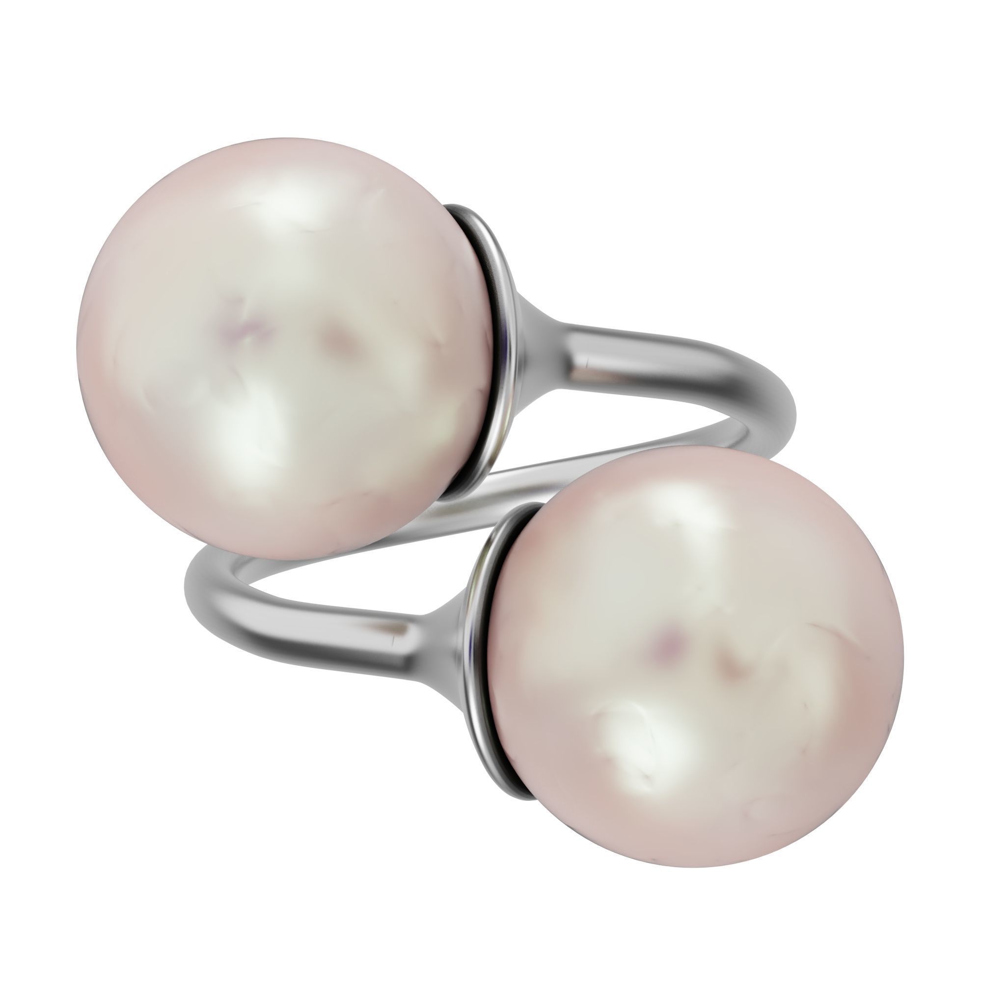 Pearl ring 3D print model_7