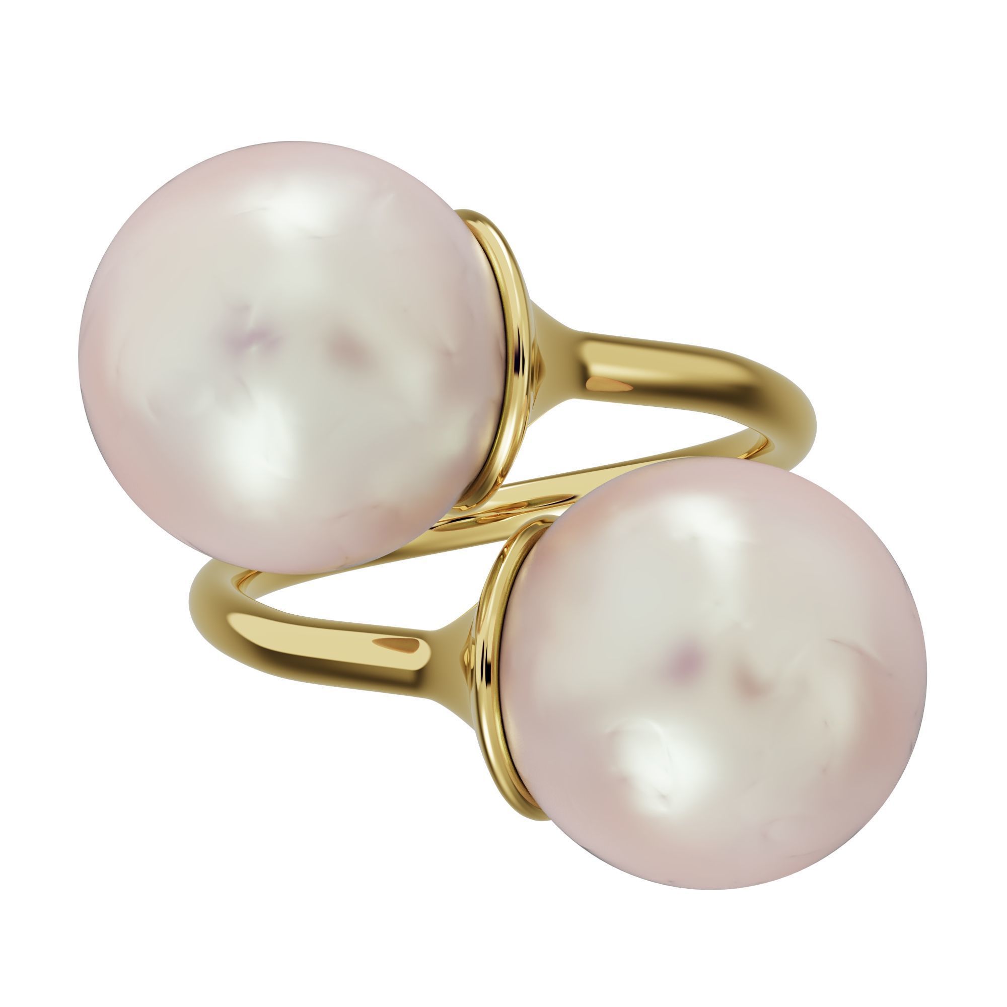 Pearl ring 3D print model_15