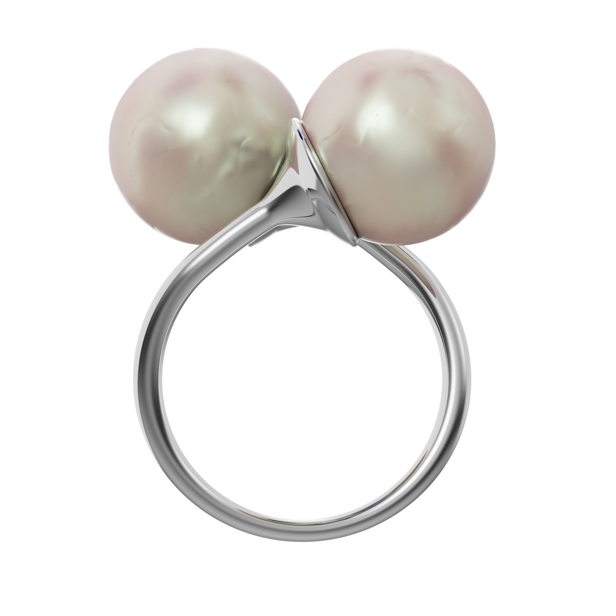 Pearl ring 3D print model_12