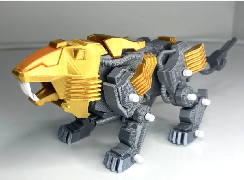 Shield Liger Articulated Model 3D print model_3