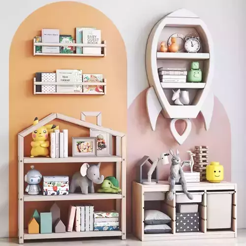 Furniture for nursery 24 3D model