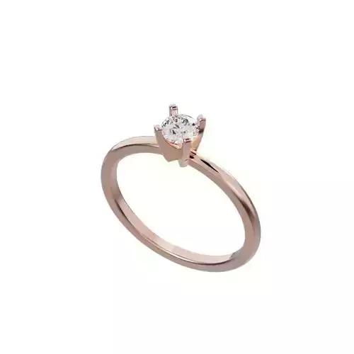 Engagement diamond ring ready for 3d printing 3D print model
