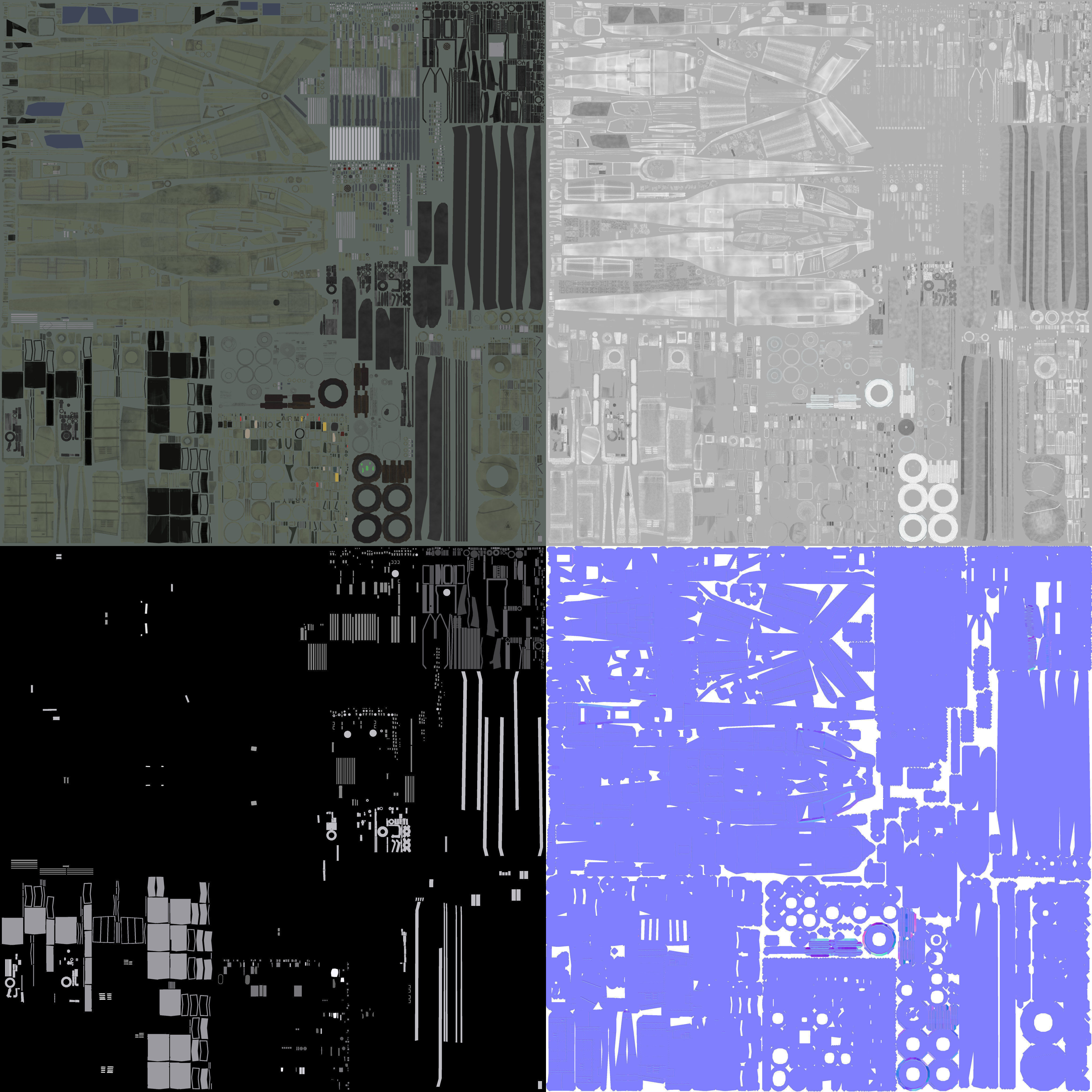 Attack Helicopter- LowPoly Low-poly 3D model_10