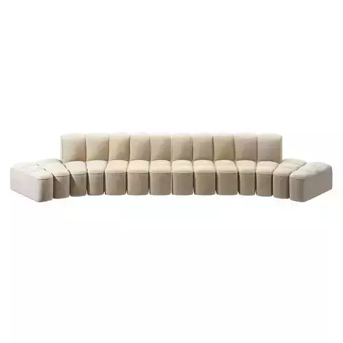 Array Sofa System Composition A by Mdf Italia 3D model