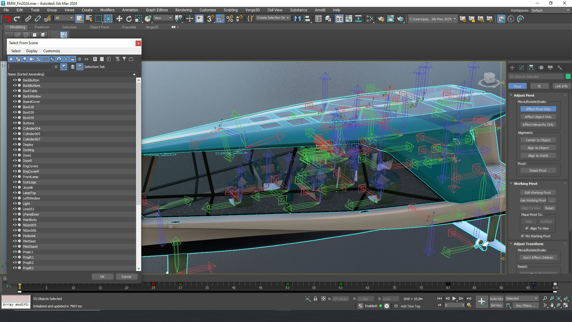 TYDE ICON Electric Yacht Low-poly 3D model_9